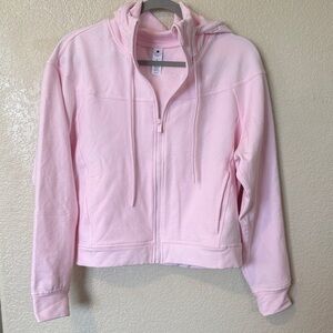 Yogalicious Cloud Plush Ivy Pink Hoodie Jacket